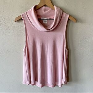 NWT Cooperative by Urban Outfitters Pink Rose Cowl Neck Top - Size: Large